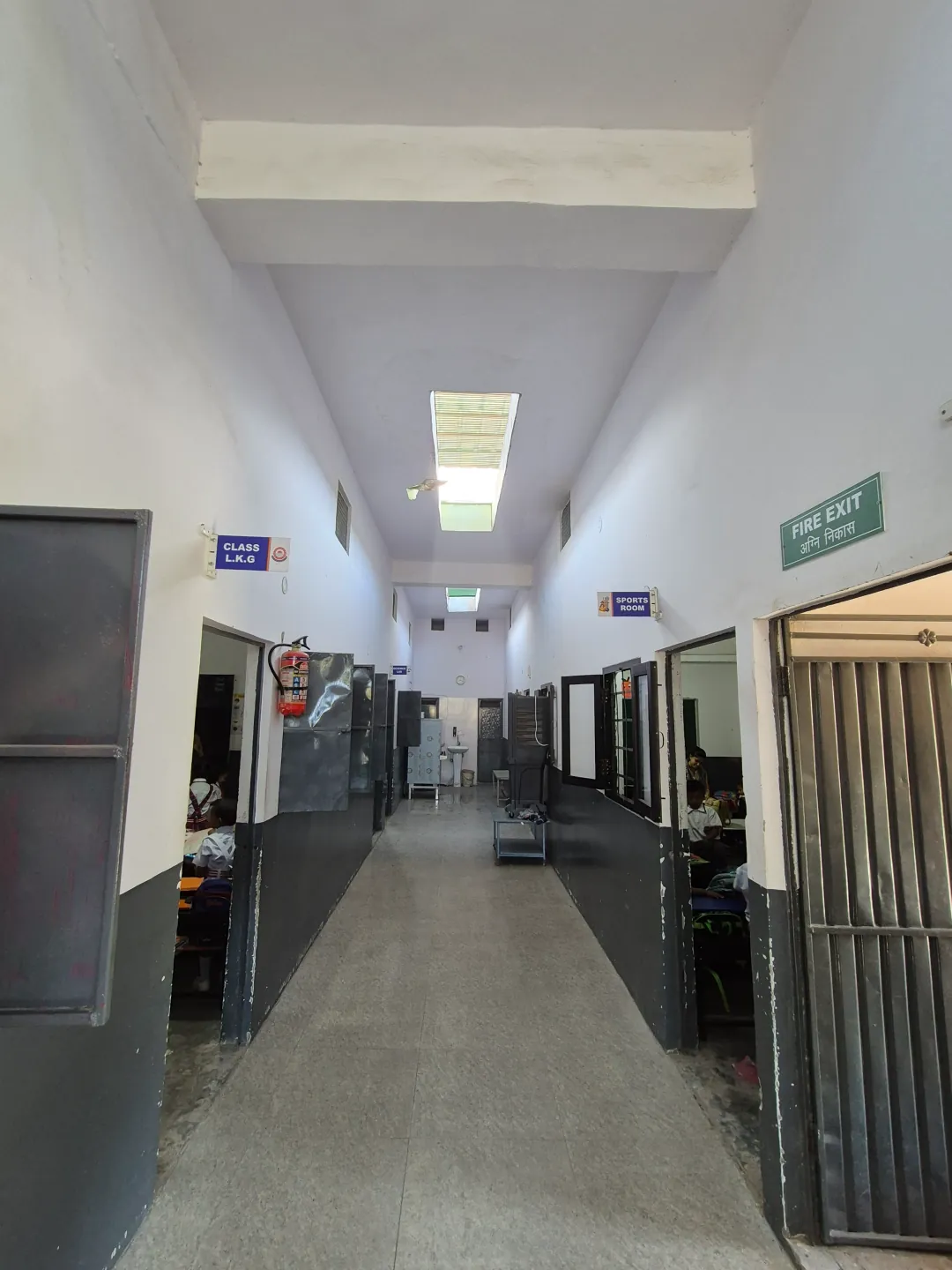 Uttam Public School classroom corridor